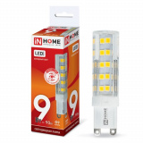 Лампа светодиодная LED-JCD-VC 9Вт 230В G9 6500К 810Лм IN HOME