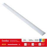 Светильник светодиодный SDBO-L1-IP20-36W-1200-4K-MO IP40  ОПАЛ 1200х70х24мм