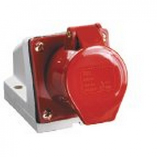 Розетка стационарная ССИ-124 3Р+РЕ 32А 380В IP44 IEK - 1