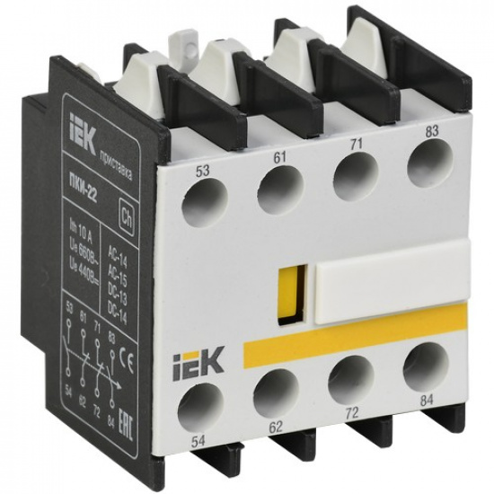 Приставка ПКИ-22 дополнительные контакты 2NO+2NC IEK - 1