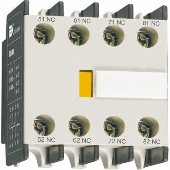 Приставка ПКИ-40 дополнительные контакты 4NO IEK - 1