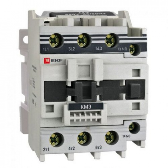 Контактор КМЭ малогабаритный 40А 220В NO+NC EKF PROxima - 1