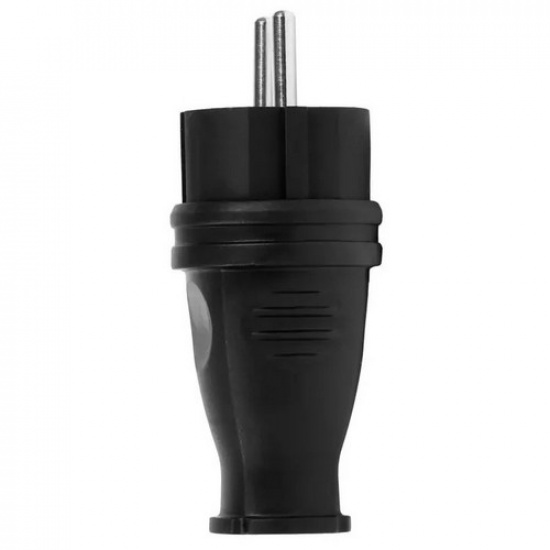 Вилка Smartbuy, прямая каучуковая 230В, 2P+PE, 16A, IP44 (SBE-16-P07-R) - 1