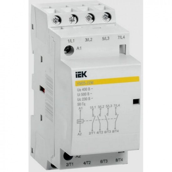 Контактор модульный КМ25-22М AC IEK - 1