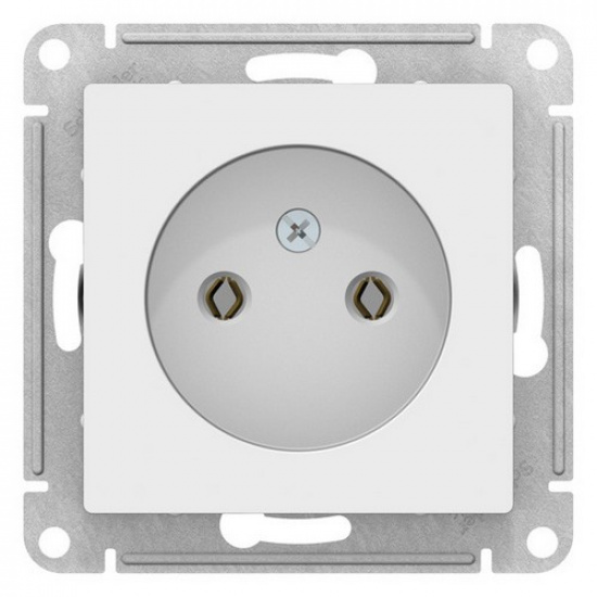 Розетка 2P 16А, белый  ATLAS DESIGN 1034275 - 1