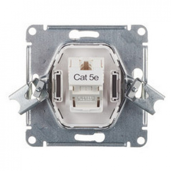 Розетка PC cat.5e, белый  ATLAS DESIGN 1034262 - 1