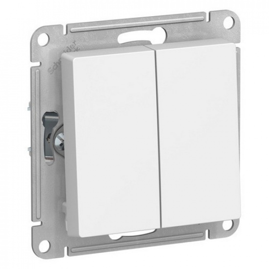 Переключатель 2-кл. 10А, белый  ATLAS DESIGN 1034265 - 1