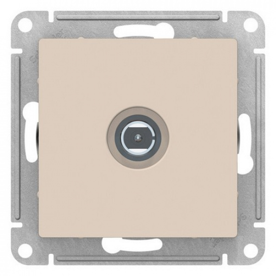 Розетка TV одиночная, бежевый  ATLAS DESIGN 1034314 - 1