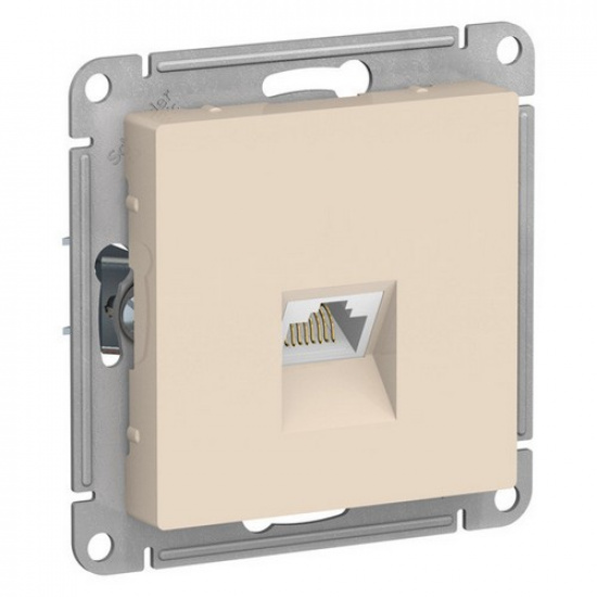 Розетка PC cat.5e, бежевый  ATLAS DESIGN 1034320 - 1