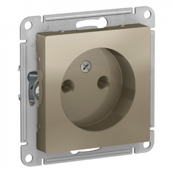 Розетка 2P 16А, шампань  ATLAS DESIGN 1034462 - 1