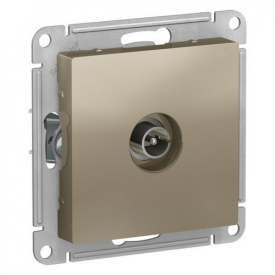 Розетка TV одиночная, шампань  ATLAS DESIGN 1034443 - 1