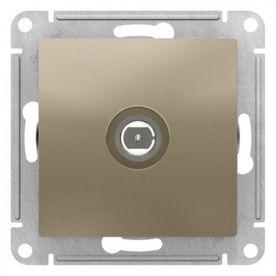 Розетка TV одиночная, шампань  ATLAS DESIGN 1034443 - 1