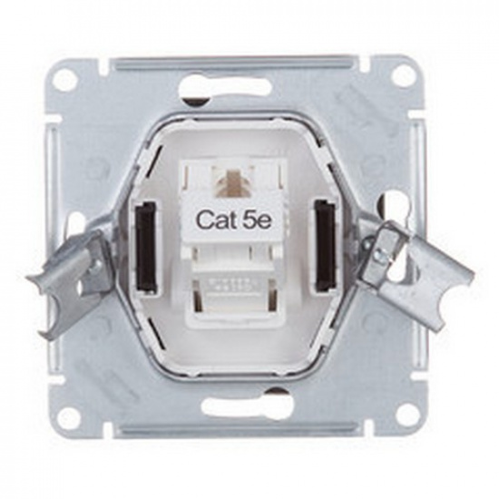 Розетка PC cat.5e, карбон  ATLAS DESIGN 1034664 - 1