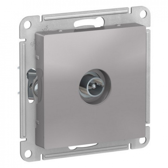 Розетка TV одиночная, алюминий  ATLAS DESIGN 1034357 - 1