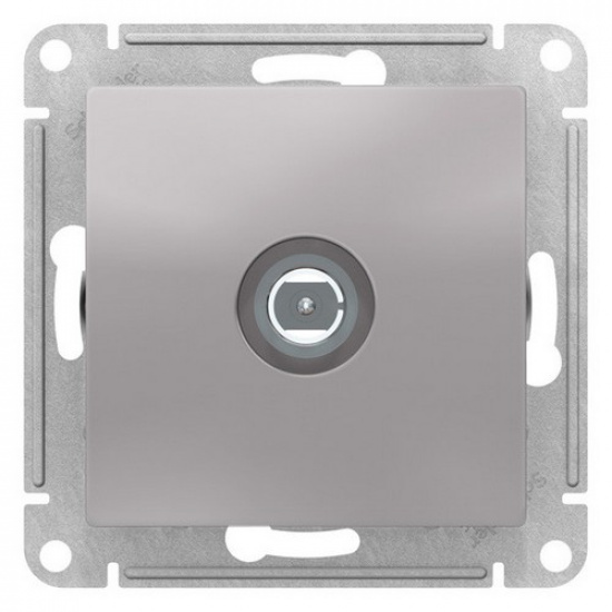 Розетка TV одиночная, алюминий  ATLAS DESIGN 1034357 - 1