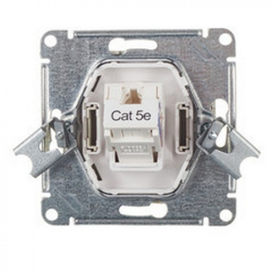 Розетка PC cat.5e, алюминий  ATLAS DESIGN 1034363 - 1