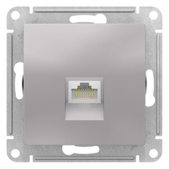 Розетка PC cat.5e, алюминий  ATLAS DESIGN 1034363 - 1