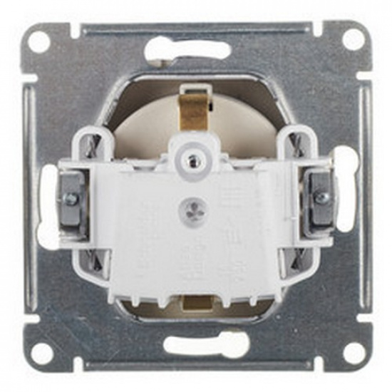 Розетка 2P+E, 16А, алюминий  ATLAS DESIGN 1034375 - 1