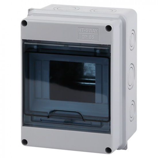 Корпус пластиковый навесной ЭРА SIMPLE КМПн-5 IP65 серый - 1